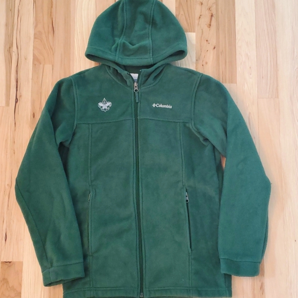 Columbia BOY SCOUTS fleece zip jacket